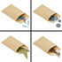Juvale 100 Pack Small Seed Saving Envelopes, 4.5x3.25 Self Adhesive Blank Packets for Coins, Stamps, Mini Parts (Brown)