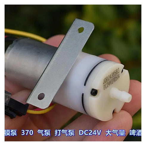 QEFPPMDUS 24V 370 DC Large Flow Electronic Starter Air Pump Vacuum Diaphragm Pump Negative Pressure Suction Breast