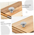 2pcs balacoo Suction Cup Shower Grab Bars Stainless Steel Adhesive Stick Handles for Glass Cabinet Drawer Doors