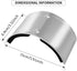 Kandishiex 4PCS Drywall Stilt Replacement Parts, Aluminum Alloy Stilt Accessories, Curved Leg Plates for Home