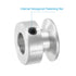 PATIKIL V-Belt Pulley, Single Groove Aluminum Alloy V-Groove Drive Pulley, 10mm Fixed Bore, 20mm Outer Dia