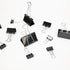 BAZIC Binder Clips Assorted Sizes, Small Medium Large Paper Clamps for Office School Supplies (12/Pack)