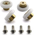 4 Sets Shower Door Rollers Runners Wheels Replacement Part for Bathroom Glass Sliding Door