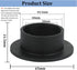 E26 E27 Ring,21.5mm/0.85inch E26 E27 1-1/2 Inches (Black,4-Pack) Light Socket Shade Height Plastic Lamp Shade Collar