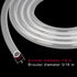 1/8" 3/16" 10ft (9.84ft) Silicone Tubing ID x OD - Length Food Grade Silicon Tube Flexible High Temp Pure Silicone Hose