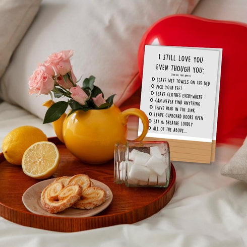Ygyhiey Mommy Valentines Day Card Gifts for Husband,Husband Valentines Card,Special Valentine's Day Cards for Him,Sweet