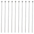 Utoolmart 2mm Dia Round Tip Steel Straight Ejector Pin Punch, 150mm Long, Silver Gray, 10pcs