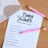 Markt Mini Pink Pencils with Erasers, Baby Shower Games Prizes, Presharpened Bulk Pencils