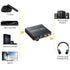 PROZOR Digital to Analog Audio Converter, 192KHz Optical to RCA Adapter, Volume Adjustable DAC with Optical Cable