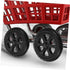 4pcs ULTECHNOVO Replacement Cart Wheels for Grocery Carts Rolling Utility Trolley Wheels