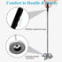 Rechabite Telescoping Magnetic Sweeper Pickup Tool, 35LB Pull Capacity, Retractable 8.6" to 33"