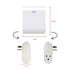 Zwave Smart Light Dimmer Outlet, Z-Wave Plug-in Socket, Built-in Repeater, Requires Z Wave Hub, Works with SmartThings,