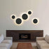 Dimmable,9 Room(7.1 Wall Lights Battery Operated Wall Sconces,Black Rechargeable Solar Eclipse Style Wall Light