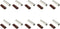 10 pcs 2 AWG Butt Splice Connector, Pure Copper Tin Coated Marine Grade Uninsulated