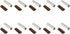 10 pcs 2/0 AWG Butt Splice Connector, Pure Copper Tin Coated Marine Grade Uninsulated by WindyNation