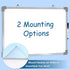 MaxGear Dry Erase Board for Wall, 16" x 12", Aluminum Frame, Double-Sided Magnetic White Board, Portable
