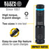 Klein Tools 66077 Impact Driver Flip Socket, 7/16- and 3/8-Inch Sizes, Use with Klein Tools Compact Impact Wrenches BAT20CW, BAT20CW1 by Klein Tools
