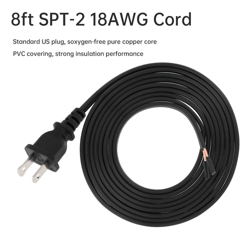RTNLIT Lamp Rewire Kit, Make a Lamp Repair Wiring Kit, Includes Light Socket Matching Cord Harp Hardware for DIY Table