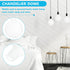 3.93X2.75X2.75 Inch ARTIBETTER Small Frosted Milk White Lamp Shade Replacement Lampshade for Indoor Table Lamps