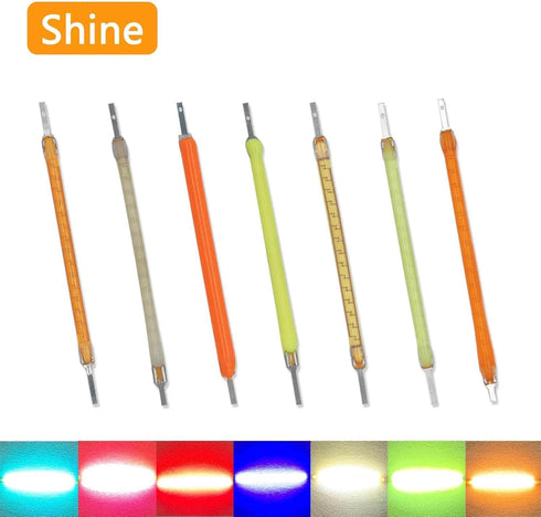 LISOCLU 300mm 38mm, 60mm, 80mm, 95mm, 130mm, 145mm, 185mm, 255mm, 450mm 2 Pack (360mm) Flexible LED Filament - - Ice
