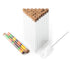 30pcs 35ml Glass Test Tubes 20 x 150mm with Cork Stoppers and Brush for Scientific Experiments and Plant Propagation