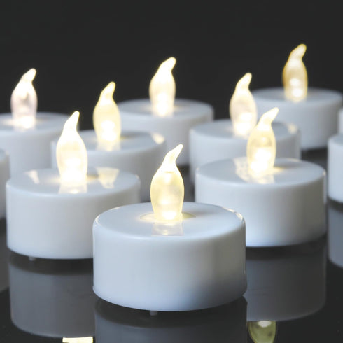 Tea Light, 200 Pack Flameless LED Tea Lights Candles Flickering red 200+