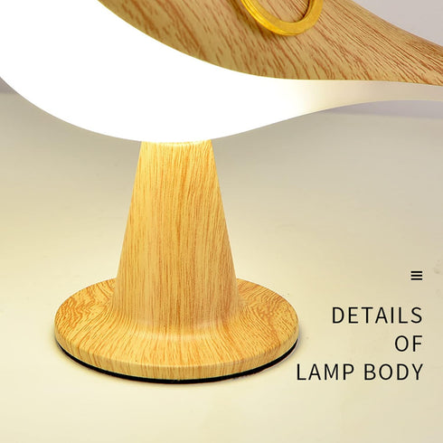 3 Dimmable Bedside Touch Control Table Lamp Aroma Lamps Cute Bird Shaped Led Bedside Desk Lamp with USB Charging Port