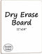 Scribbledo 11"x14” White Board, Mini Double Sided Dry Erase Board, Handheld Personal Whiteboards for Students, Small