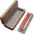 SOLYUJ 2Slots Fountain Pen Collector Organizer - Handmade Pen Case Walnut Wood Pen Protective Sleeve Cover Pen Storage