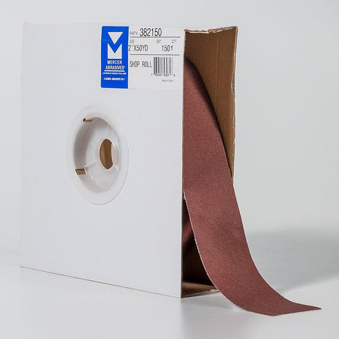 Mercer Industries 382150-2" x 50 yards Shop Roll, 150 Grit