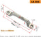 NRC&XRC 1 Pcs Heavy Duty Industrial Equipment Handles - Solid 304 Stainless Steel Drawer Cabinet Pulls, Knob Bows, Door