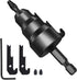 Universal Power Conduit Reamer Tool Kit with 2 Replacement Blades and Screw, Zinc Alloy