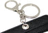 Boshiho Vertical Style Leather ID Card Badge Holder with Keychain