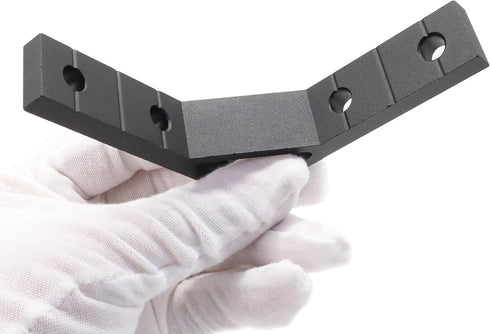 10Sets 78x78mm Black 2020 Aluminum Extrusion Connector Bracket for 2020 Series, 10Pcs Heavy Duty Corner Brackets