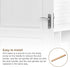uxcell 100mm Long Door Knob Spindle, Spare Door Handle Spindle Bar for 25mm Thick Doors, Gold