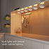 BESTDLCLITE Closet Counter Kitchen,2 Pack LED Puck Lights with Remote Control, Under Cabinet Lighting Stick on Tap/Push