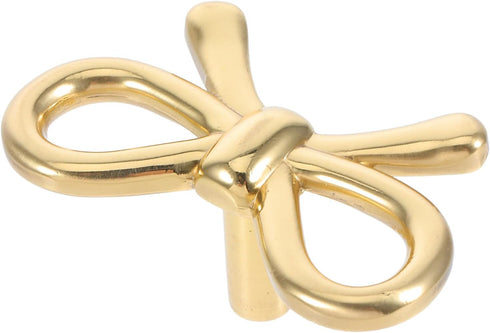 Brass Bow Tie Drawer Handle Metal Bow Cabinet Pull Furniture Hardware Handle