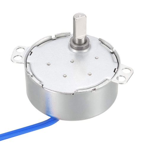 uxcell Synchronous Motor AC 100-127V, 10-12RPM, 50-60Hz, CCW/CW, 4W D Shaft