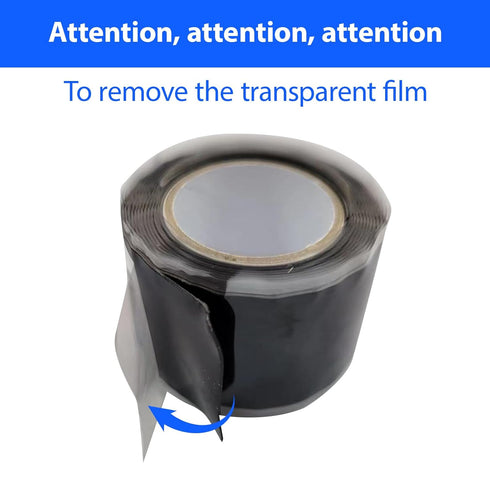 2 Rolls Self Fusing Silicone Tape, 1in x10ft, Waterproof Rubber Tape for Water Hose Leak Seal