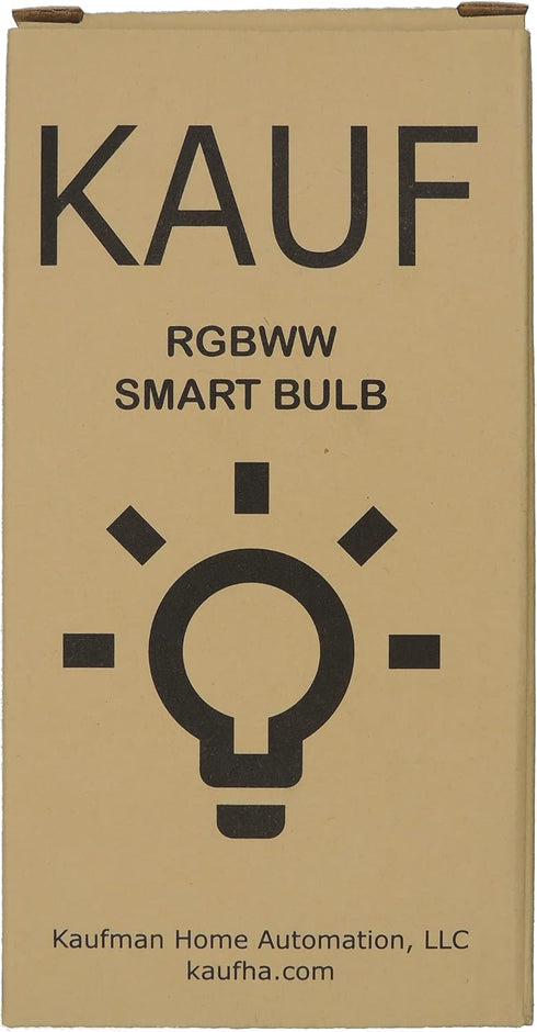 KAUF A21 RGBWW Smart Bulb with ESPHome, Compatible with Tasmota, Made for Home Assistant by KAUF