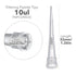 10ul Filter Pipette Tips 96Pcs x 1Rack, RNase DNase Free, Pryogen Safe, Universal MicroPipette Tips with Filter, Filtering Tips for Pipettor