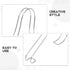 4pcs 8.85 5.90 1.18 Inch Amosfun Sandal Shoe Display Stand Insert Supports Shaper Forms for Women Sandals High Heel