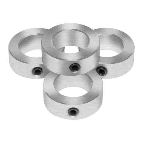 AZSSMUK 5/8" Bore Solid Steel Zinc Plated Set Screw Shaft Collars for Lawn Tractor, Garage Doors