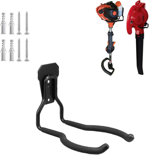 Garden Power Tool Hanger, Weedeater Rack, String Trimmer Hanger, Utility Hooks for Garage Tool Organizers and Storage -