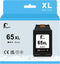 Penguin 65XL Black Remanufactured Ink Cartridges for HP DeskJet 3755 2652 3752 2622 2655 2624 2675 2680 3720 2630 2675
