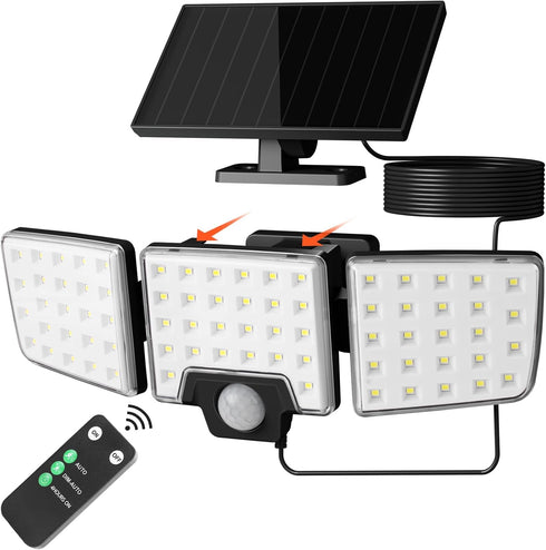 Lepro Solar Security Lights Outdoor Motion Sensor, 2 in 1 Separated and