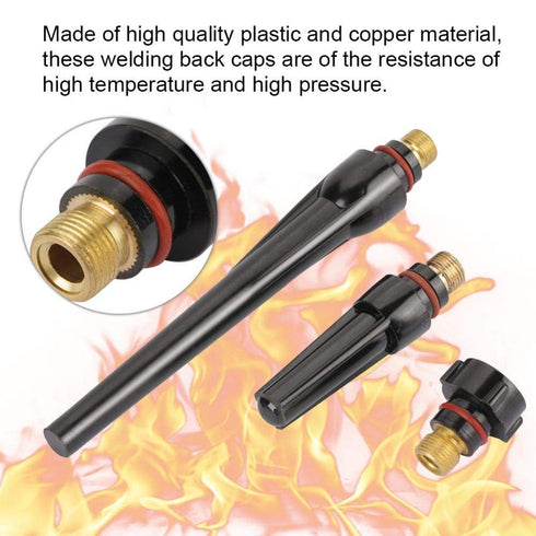 TIG Back Cap Kit 57Y02 57Y03 57Y04, Replacement Part for WP-17/18/26 Welding Torch (15pcs)