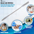 A2Z-DE003 Stainless Steel Double Ended Micro Lab Spatula Sampler, 7" Round & Tapered Arrow End