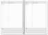 BookFactory Universal Note Taking System, 120 Pages, 6" x 9" Wire-O NoteTaking Notebook