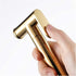 IJPDXOLBQ Set ToiletSprayer Golden Circle HandheldSprayer -Premium Pressure-Free Spray Gun Blackwater Shattaf Baby